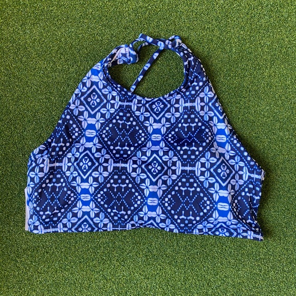 Tommy Bahama High Neck Reversible Bikini Top Swim - Picture 2 of 8